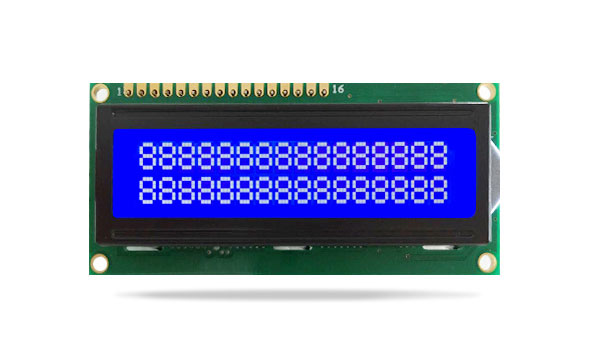 字符型液晶模塊JXD1602A STN負(fù)顯蘭屏 白光